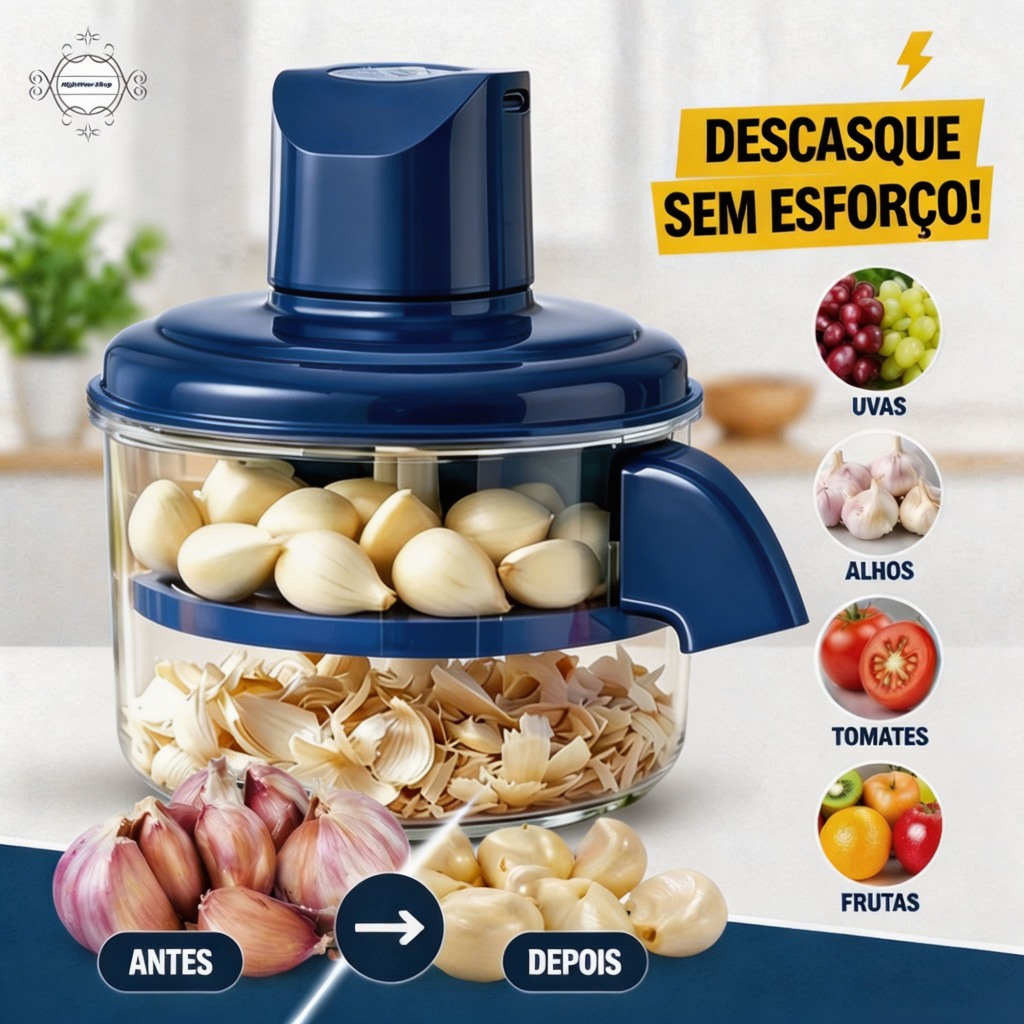 Descascador Elétrico Multifuncional Recarregável