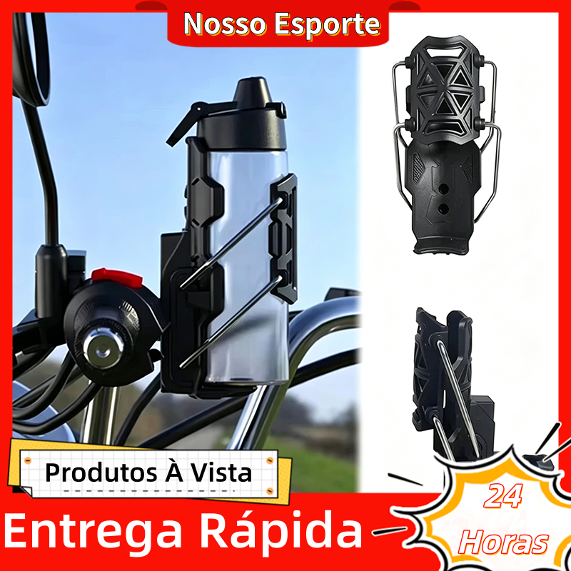 Suporte de Garrafa Ajustável em 360° Fixação