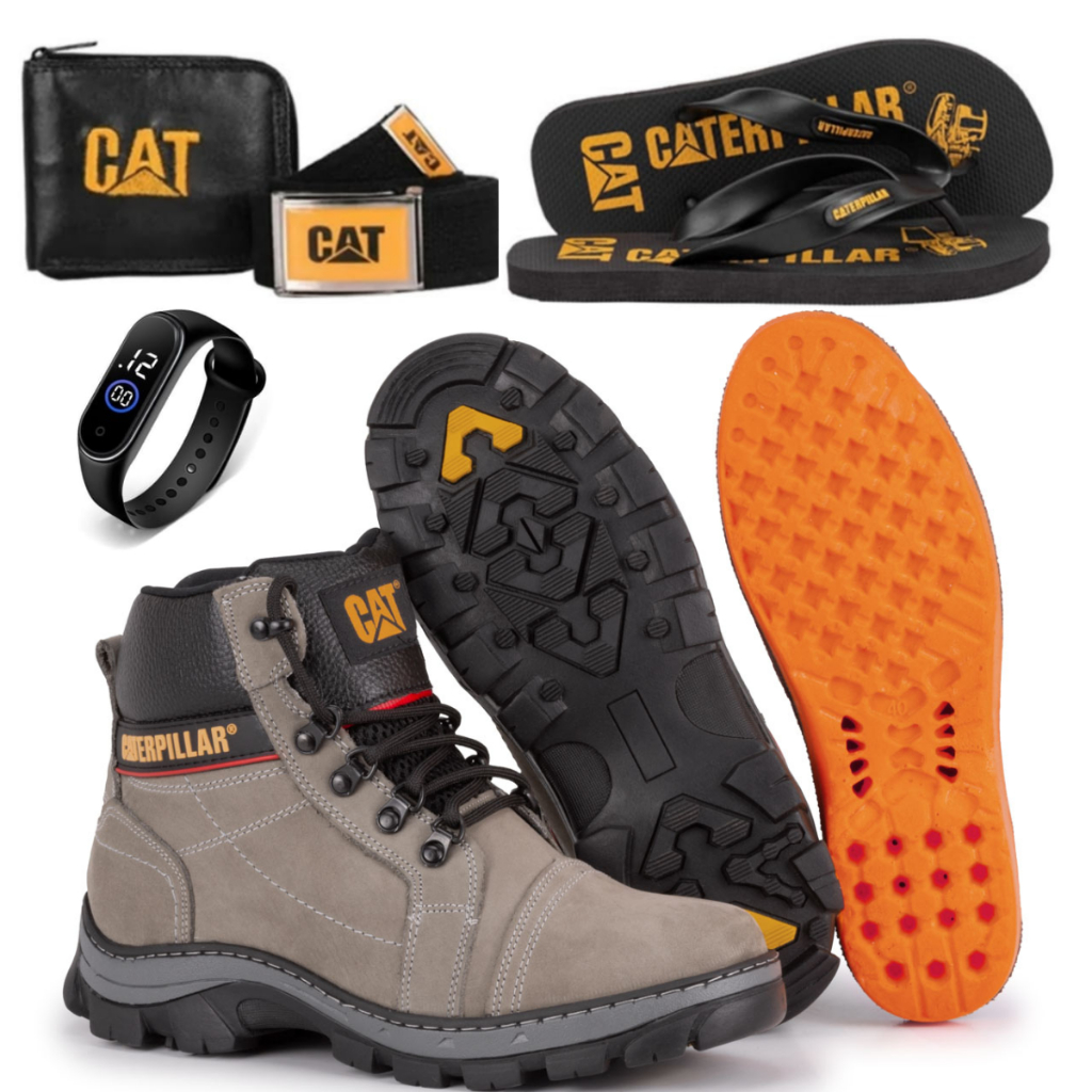 Bota Caterpillar Adventure + Kit Masculino Complet