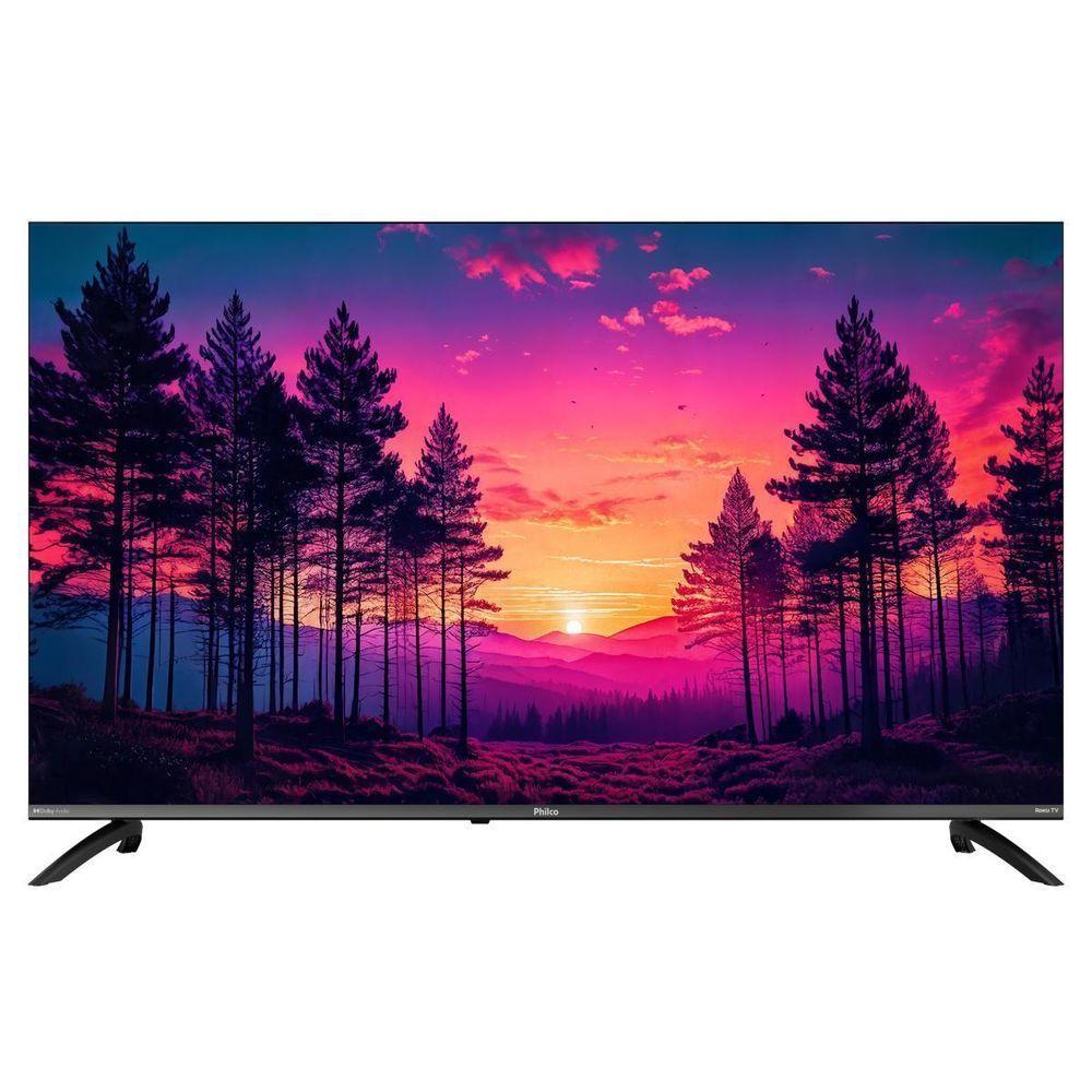 Smart TV Philco P49CRA 49 UHD 4K DLED Cinza com Ro
