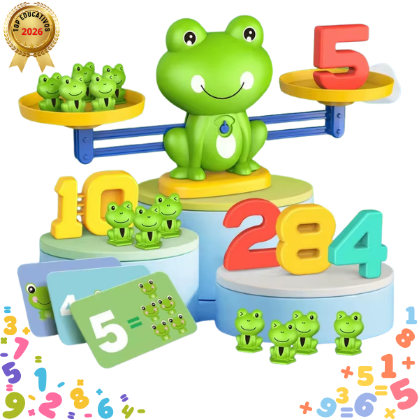 Brinquedo Educativo Balança Sapo Matemática Adi