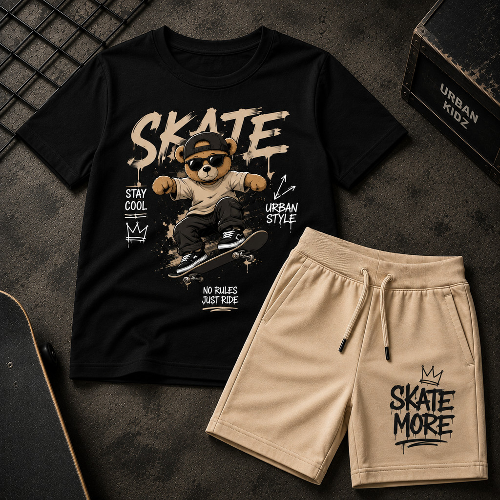 Conjunto verão infantil Masculino Conjunto Menino