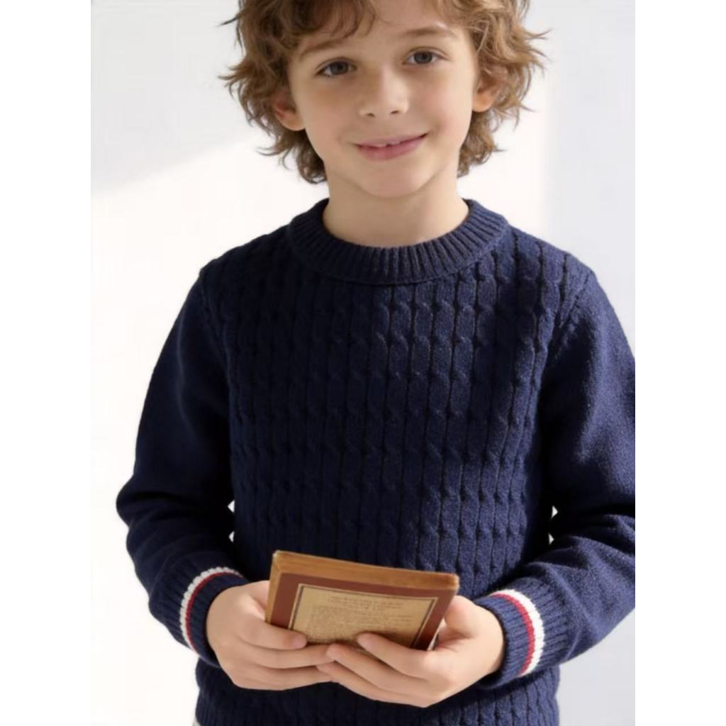INFANTIL Suéteres Camisola de inverno para menino
