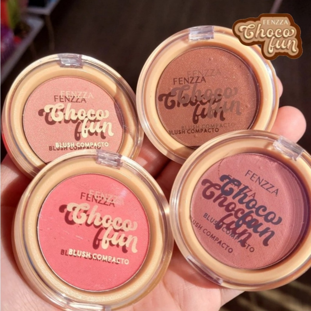 Blush Compacto Facial Choco Fun Fenzza