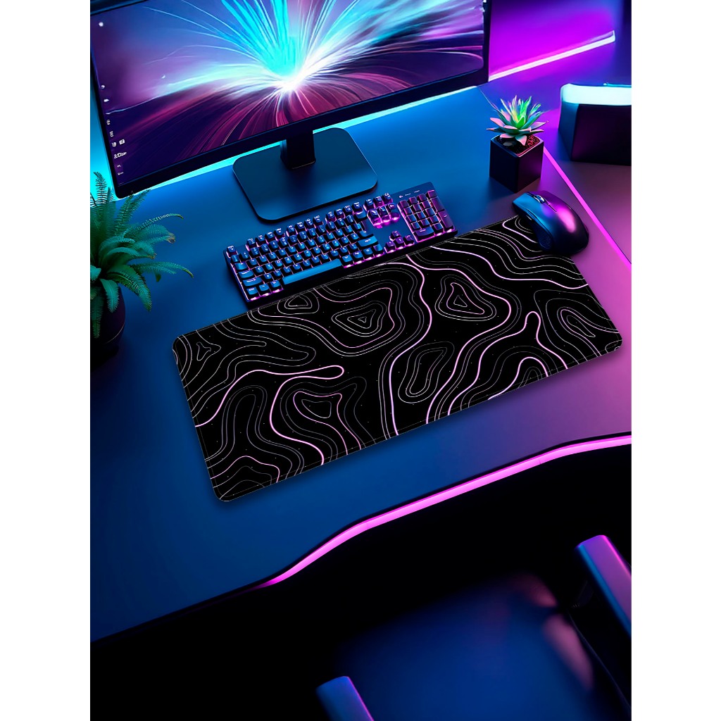 Mouse Pad Gamer Com Costura nas Bordas Vários Tam