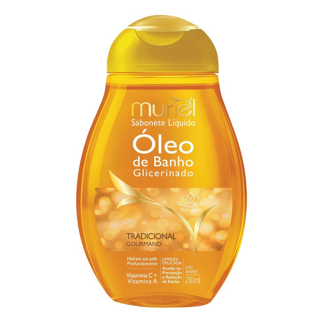 SABONETE LIQUIDO ÓLEO DE BANHO GLICERINADO 230ML 