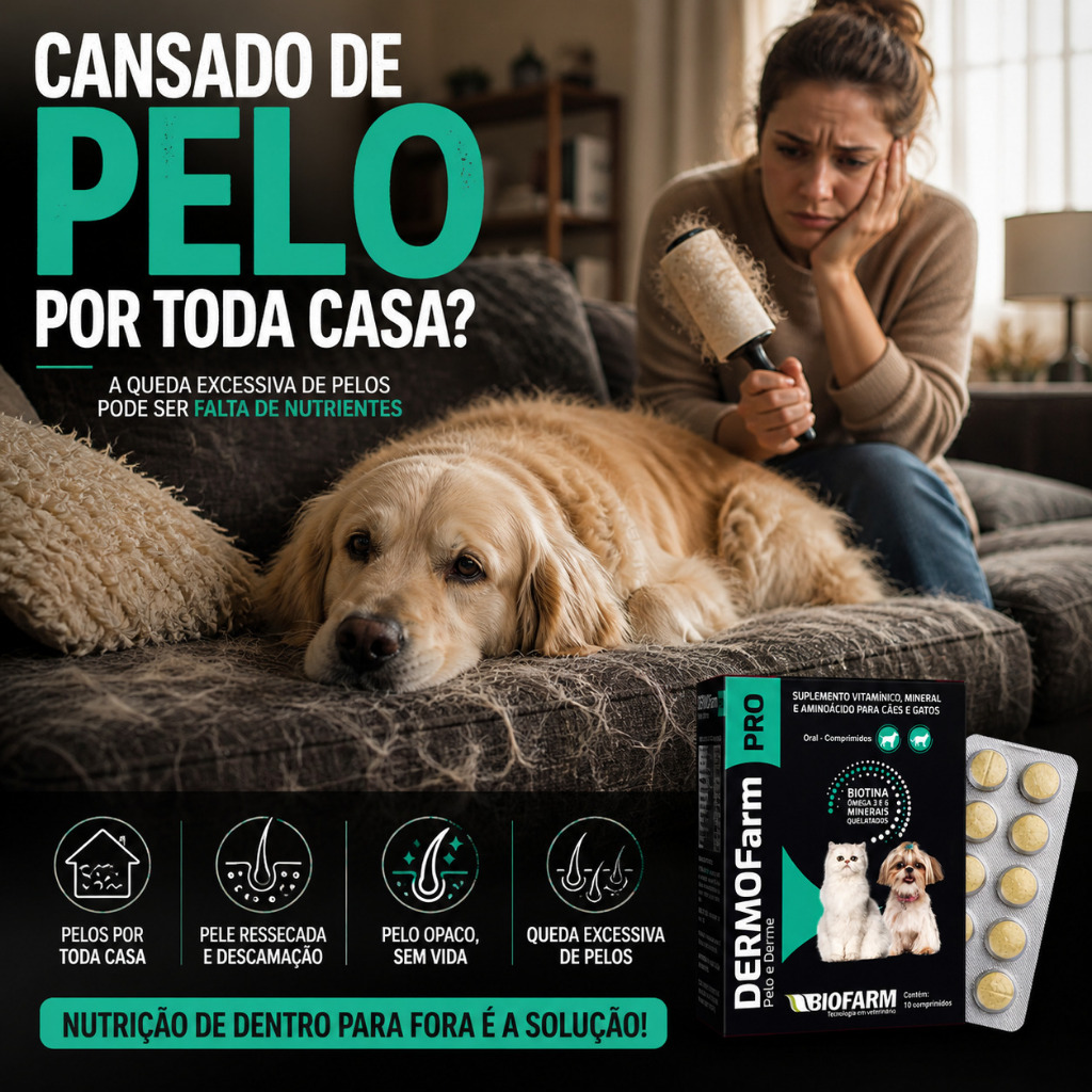 Pelo e Derme Dermofarm Pro Biofarm – Vitamin