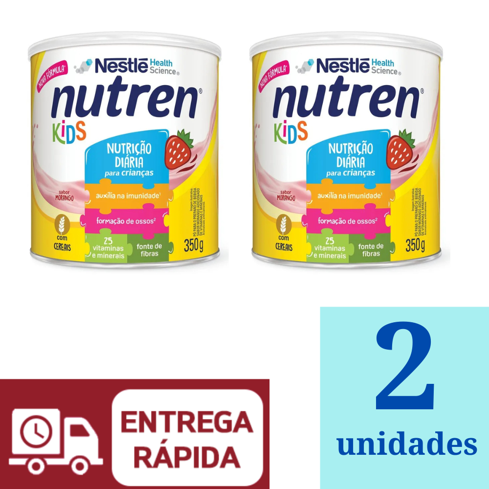 Complemento Alimentar Nutren Kids Sabor Morango 35
