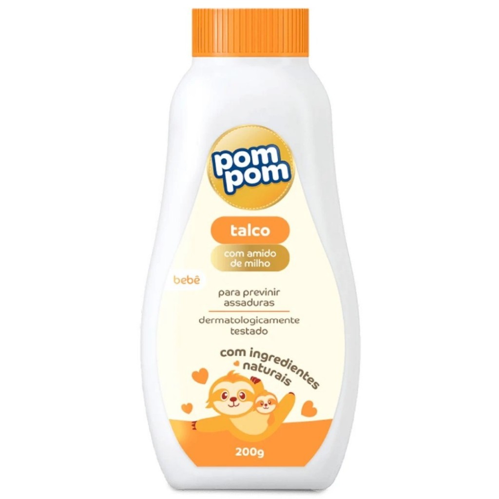 Talco Para Bebe Com Amido De Milho 200g – Po