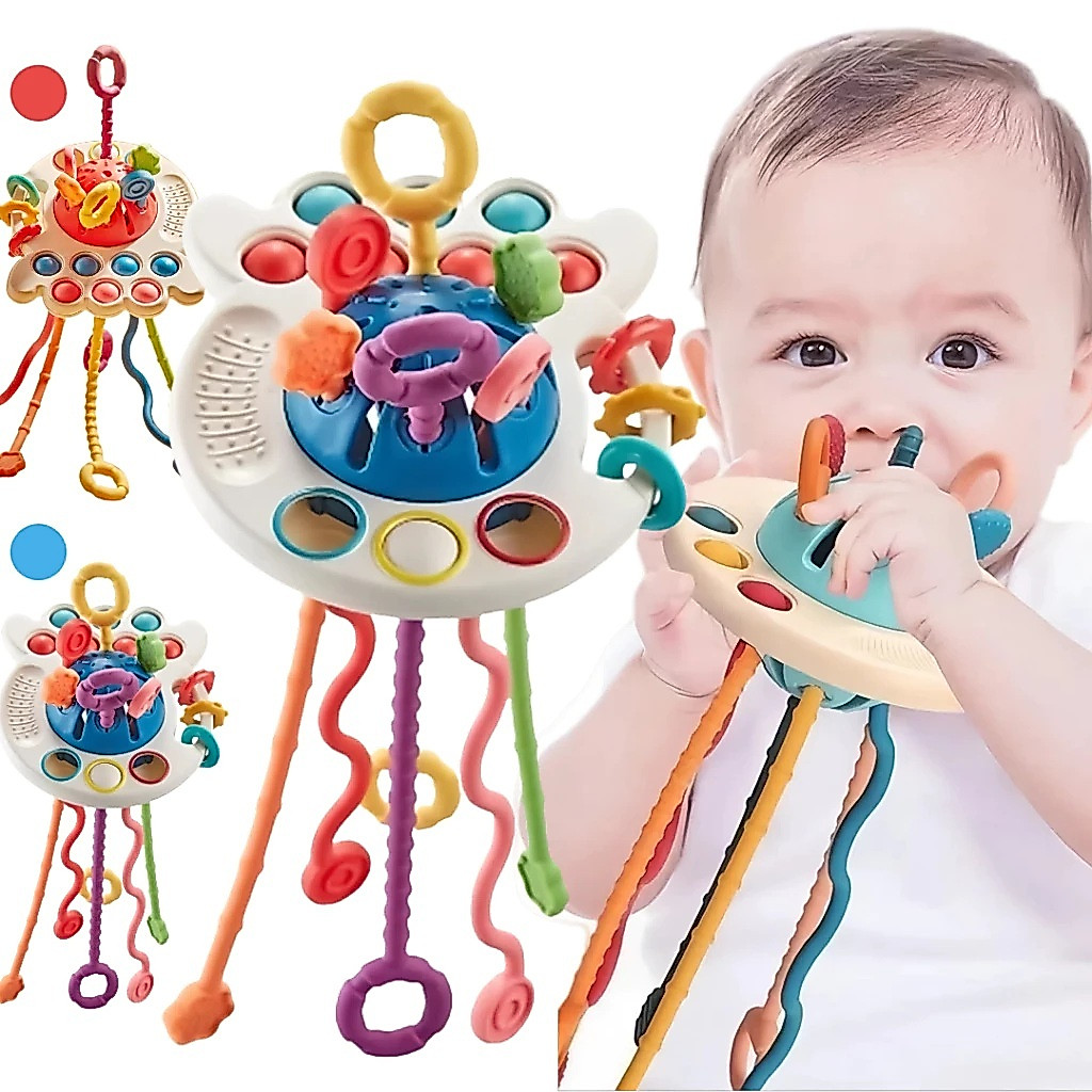 Bebê Ocupado Placa Cubo Montessori Brinquedo Sens