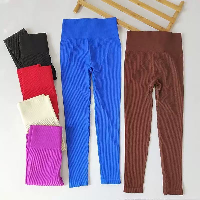 Calça Legging Canelada Premium de Cintura Alta Se