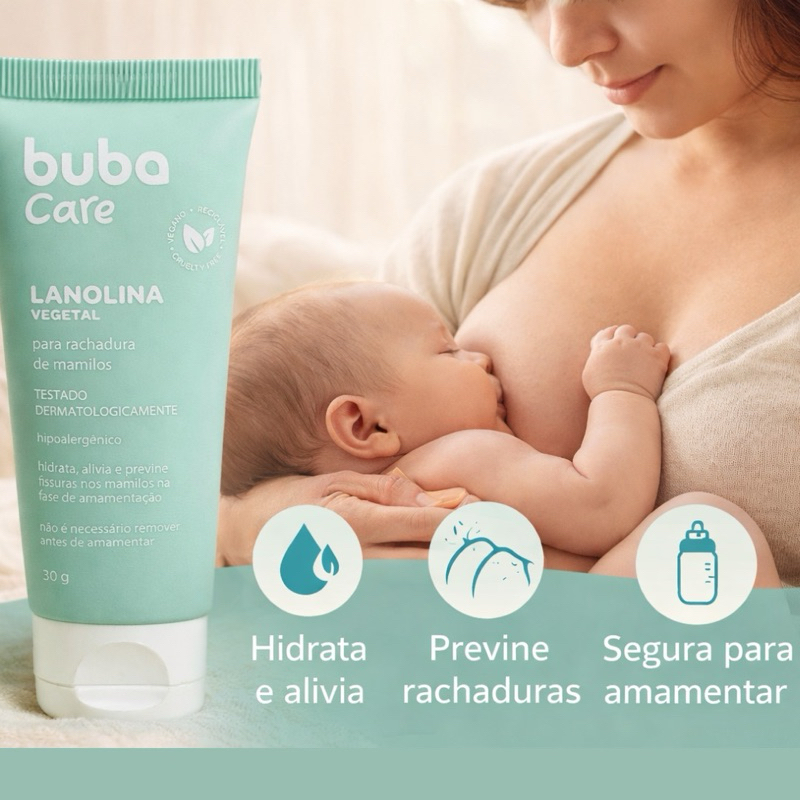 Lanolina Vegetal para Seios  Hidrata, Alivia e Pre