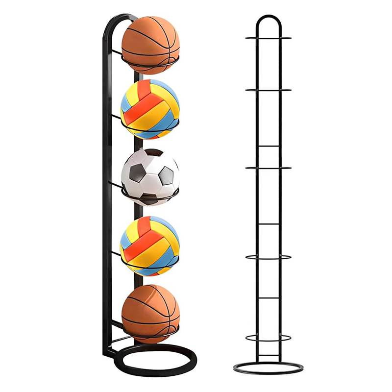 Suporte para armazenamento de bolas de basquete, m