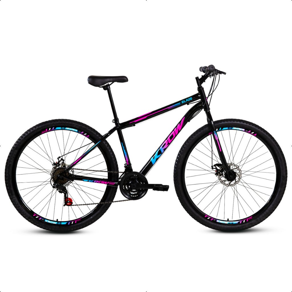 Bicicleta Aro 29 Aço Carbono Freios A Disco 21 Ma