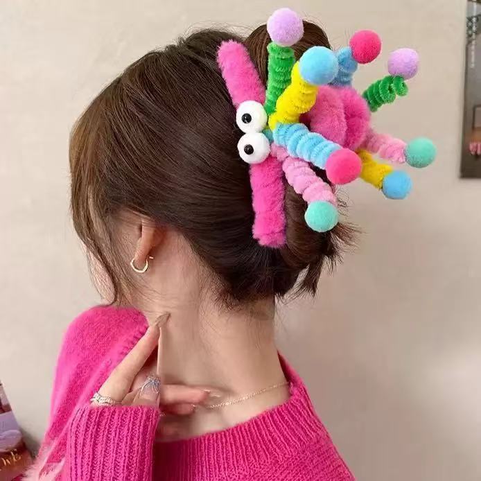 Grampo de Cabelo com Olhos de Desenho Animado R