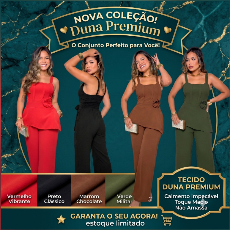 Macacão Elegante Feminino Com Alça Pantalona com