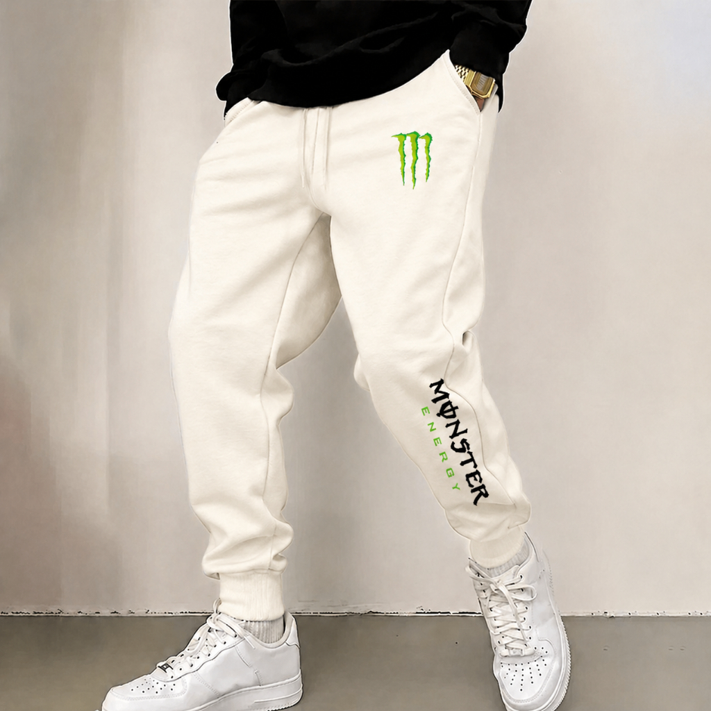 Calça moletom em algodão frio treino slim fitnes