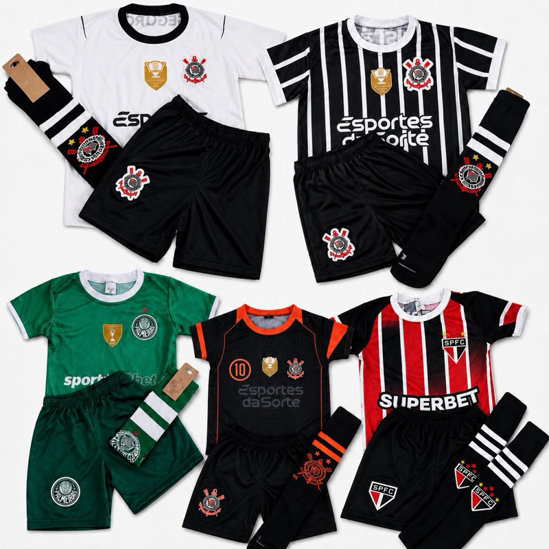 conjunto esportivo infantil + meiao nacional