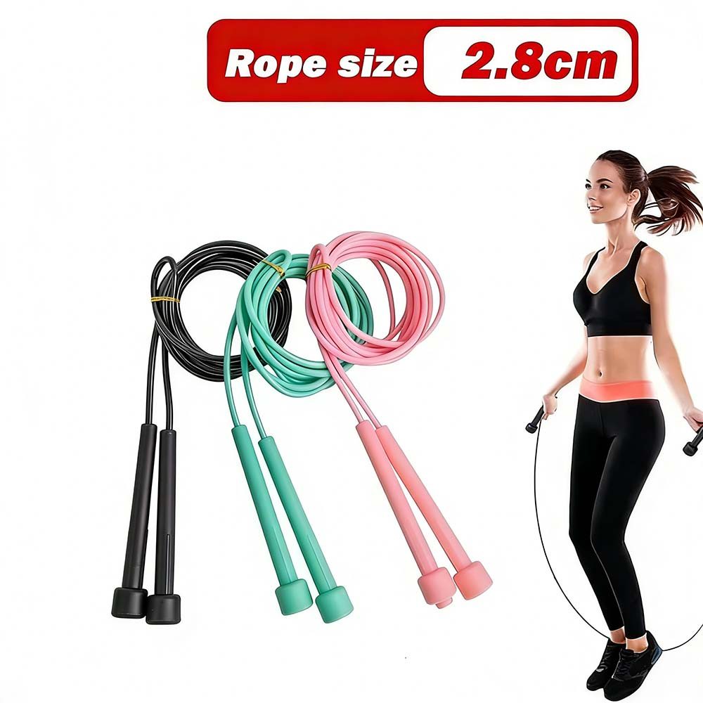 Corda de Pular PVC 280cm Ajustável Antiderrapante