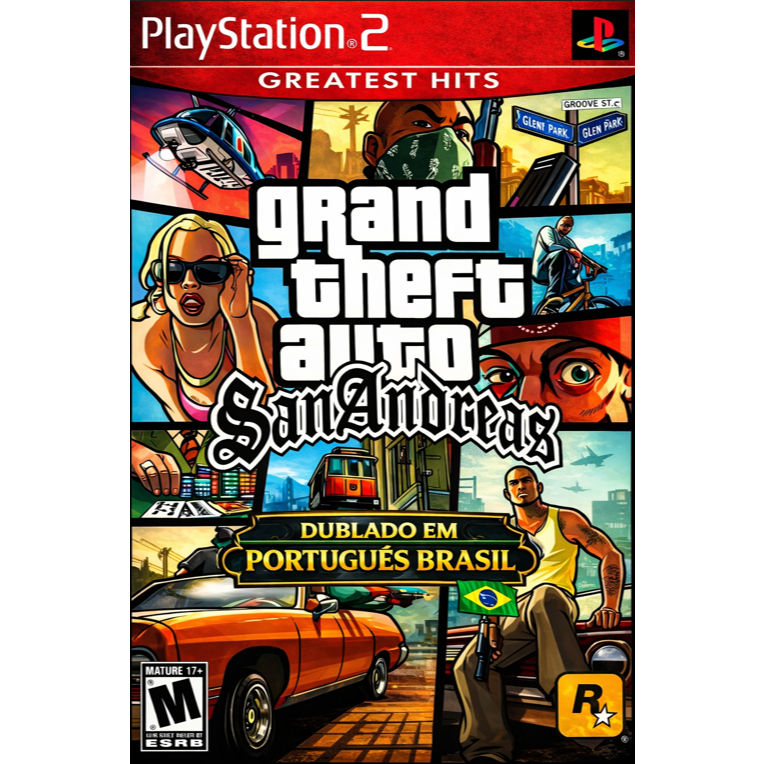 GTA San Andreas PS2 Dublado PT-BR + Legendado | Jo