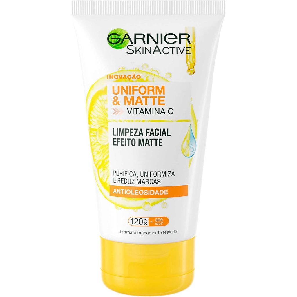 Limpeza Facial Garnier Uniform E Matte Vitamina C 