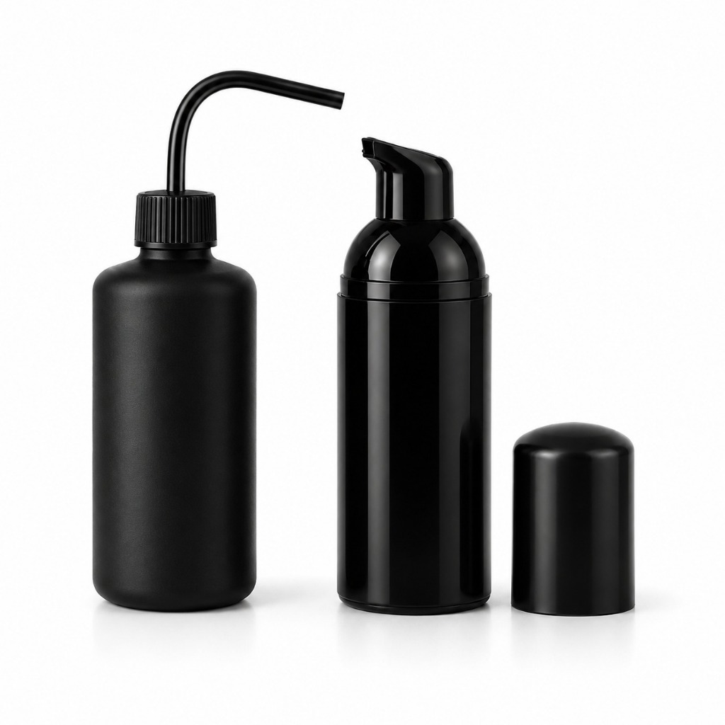Kit Black Pump Espumador + Pisseta  Higienização