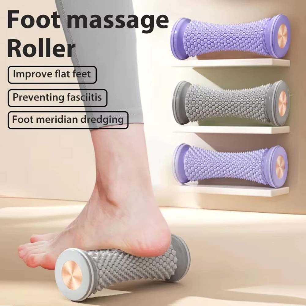 Massageador de Pés Rolo e Bola de Fáscia | Yoga 