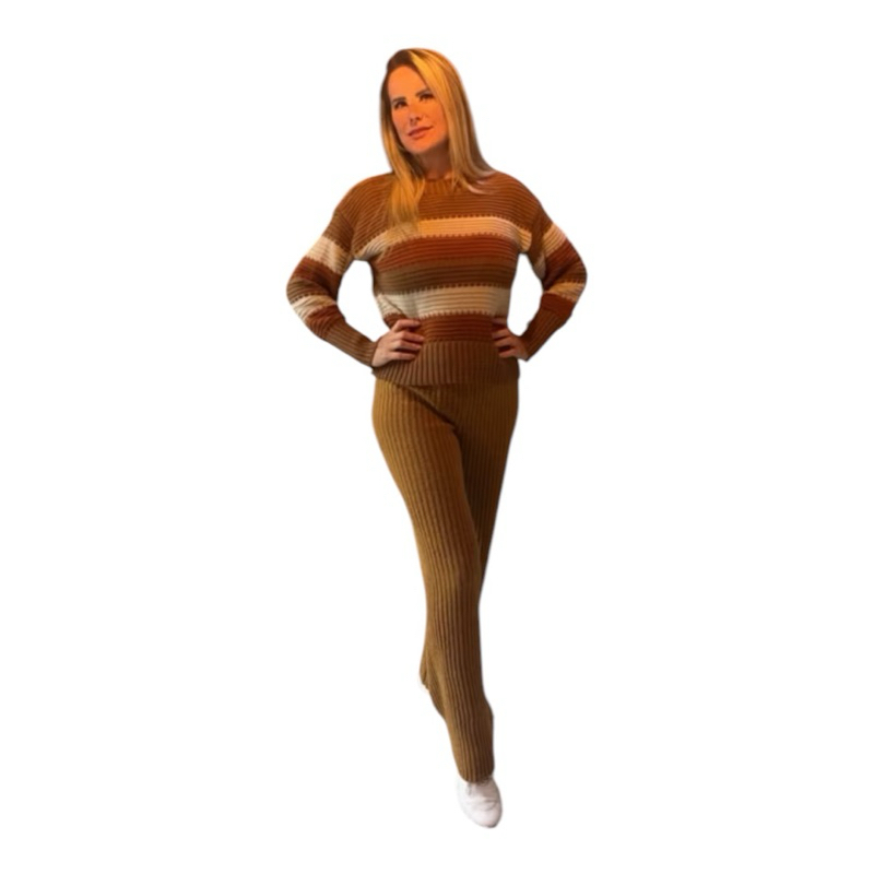 Blusa tricô elabore inverno quentinha