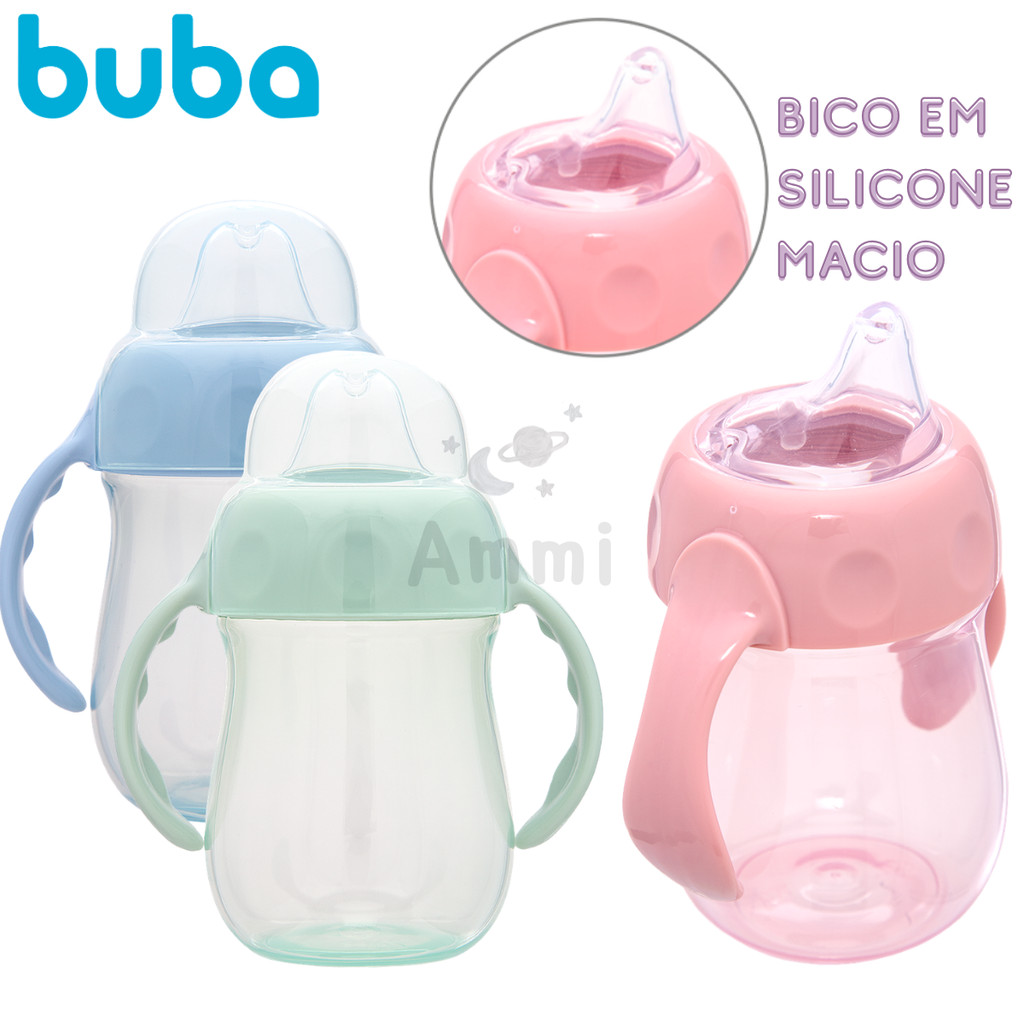 Copo de Treinamento Anti Vazamento Bebê Buba com 