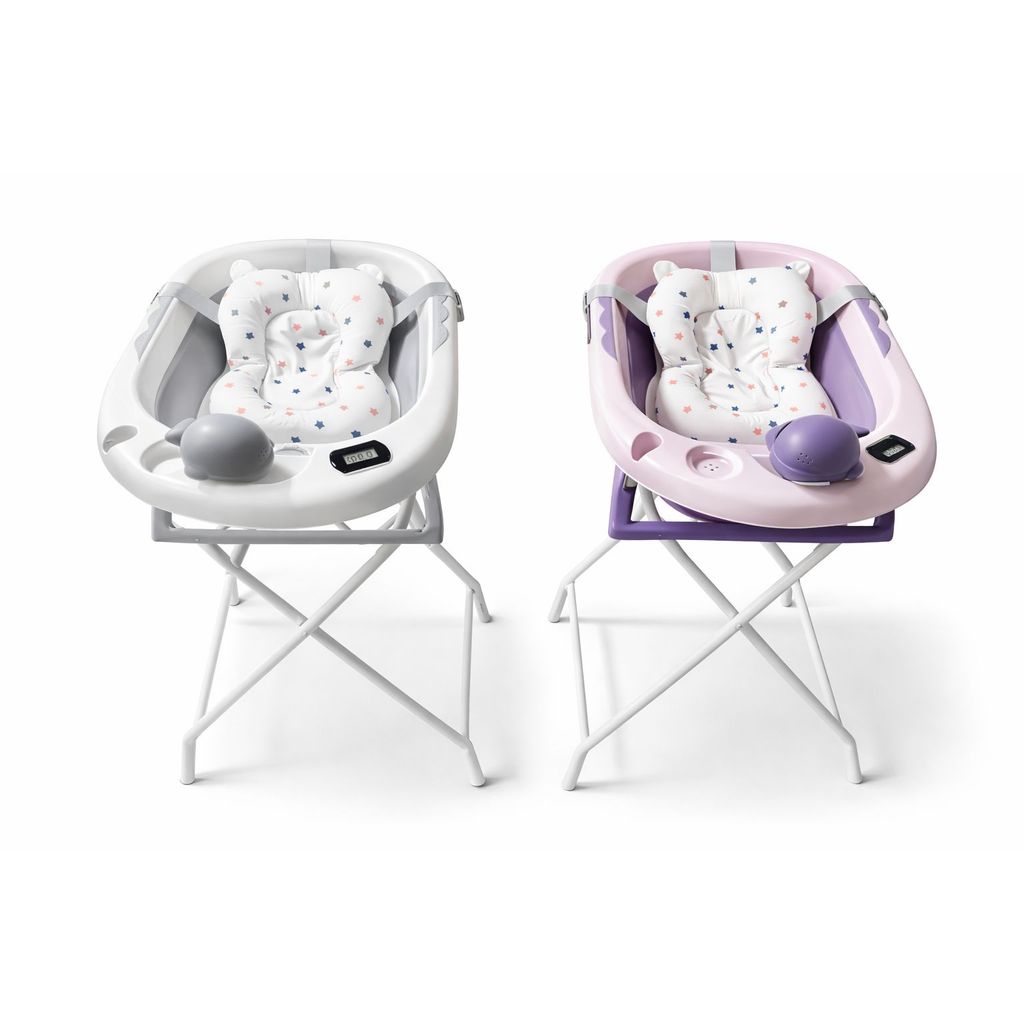 Banheira Para Bebê Dobrável Com Suporte e Sensor