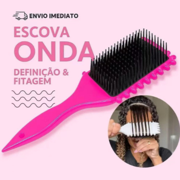 Escova para Cachos Perfeitos | Fitagem Fácil + Re