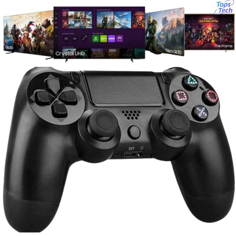 Controle Sem Fio para Smart Tv Pc Gamer e Ps4 Com 