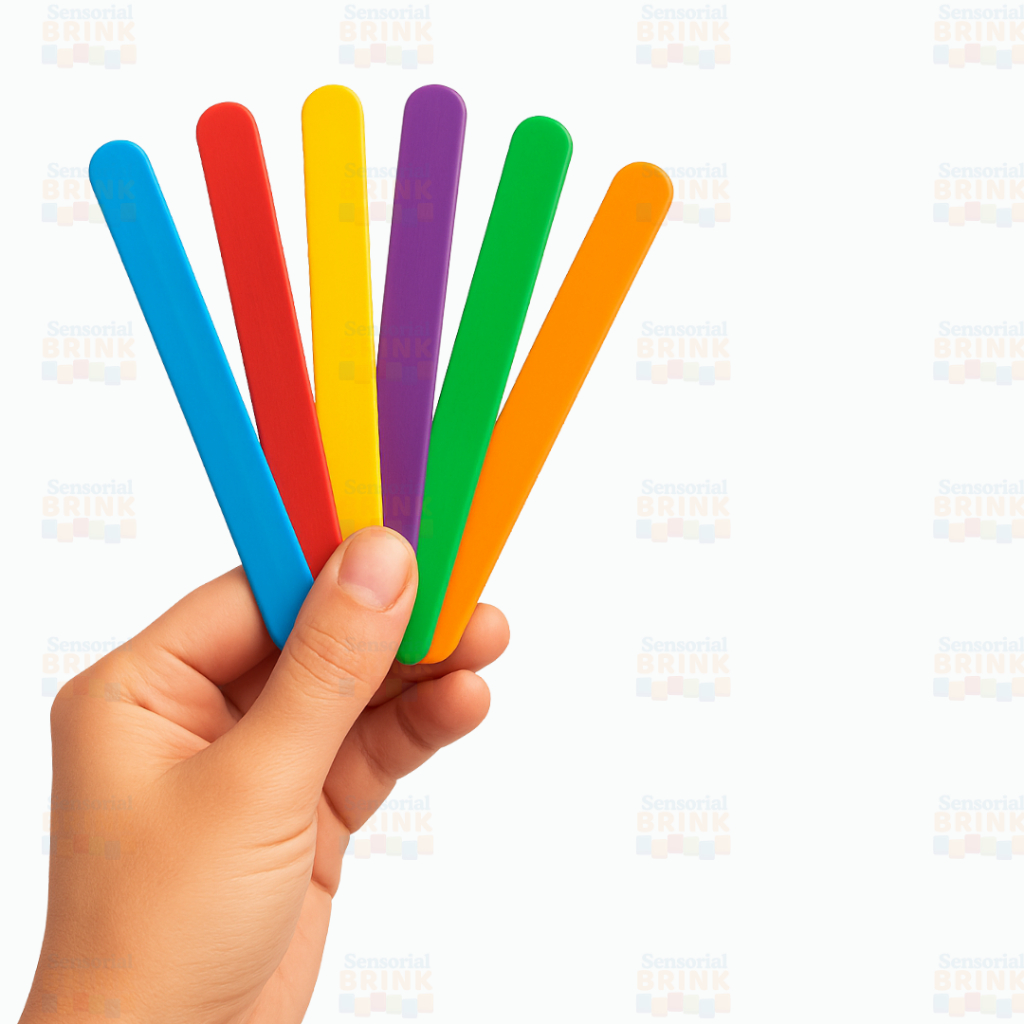 Kit Palitos Picolé Plásticos Coloridos Para Cont