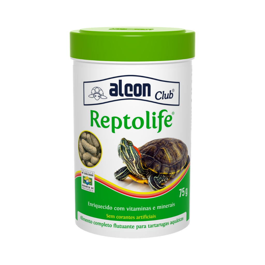Ração Alcon Reptolife 75g Tartarugas Répteis