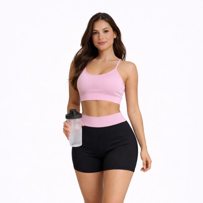 CONJUNTO TOP E SHORT LAVÍNIA FITNESS