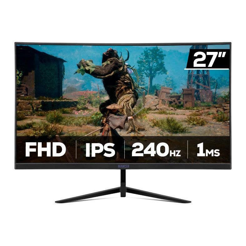 Monitor Gamer Mancer Valak VX240S 27 Pol, IPS, Cur