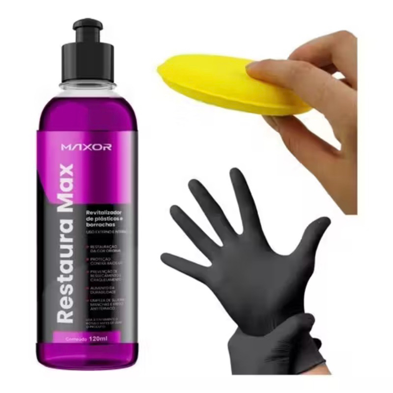 Revitalizador De Plástico Borracha Painel Proteç