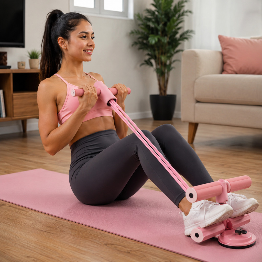 Suporte Abdominal com Ventosa Ajustável Fitness T