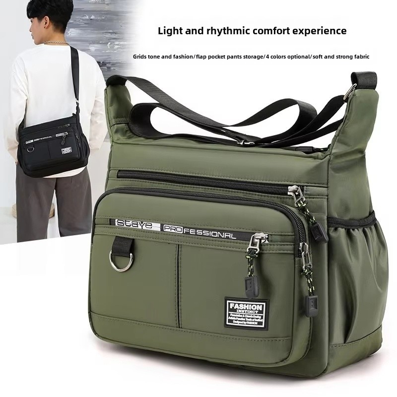 Grande capacidade bolsa de ombro mochila resistent