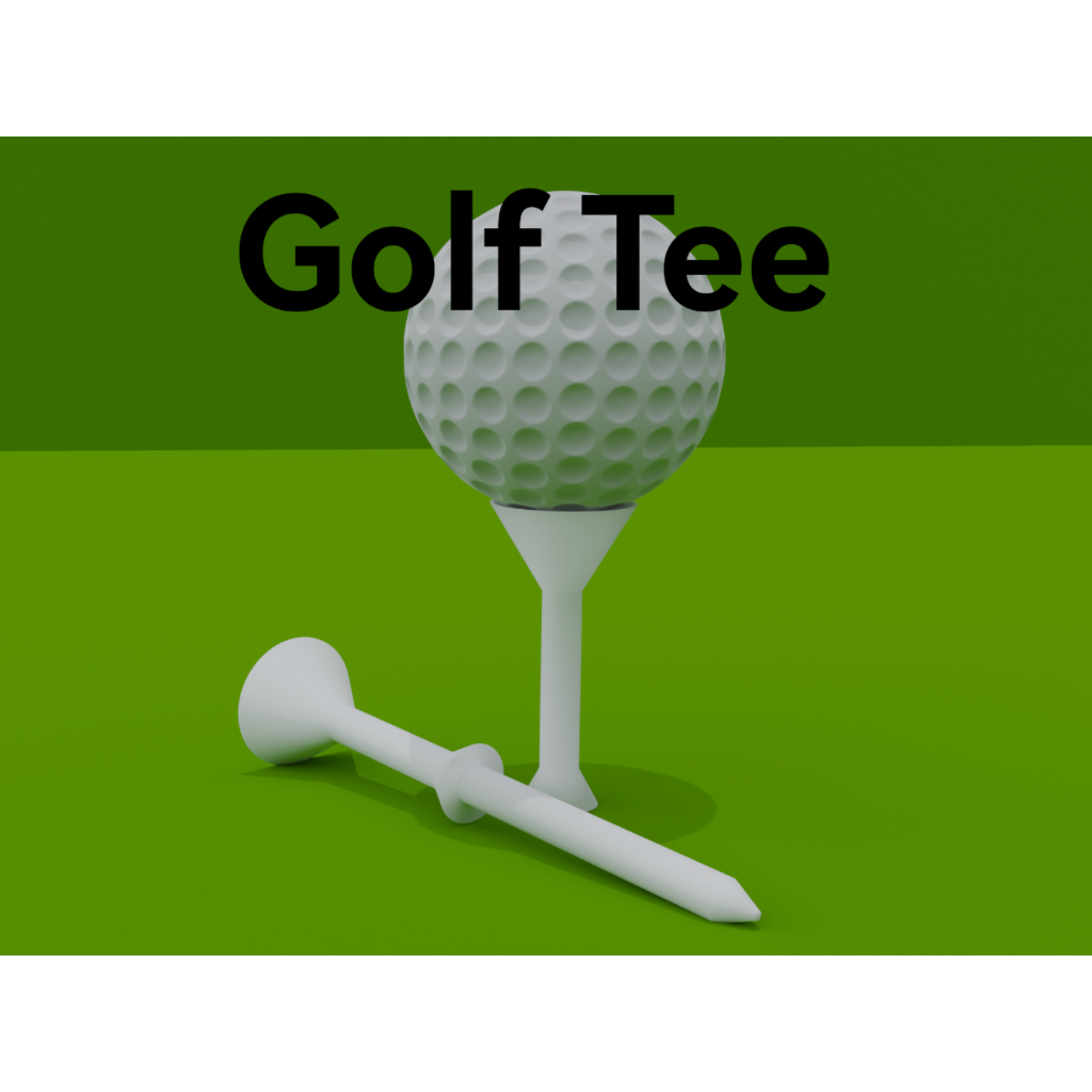 kit 50 Pinos de Golfe Pinos em PLA para bola de go