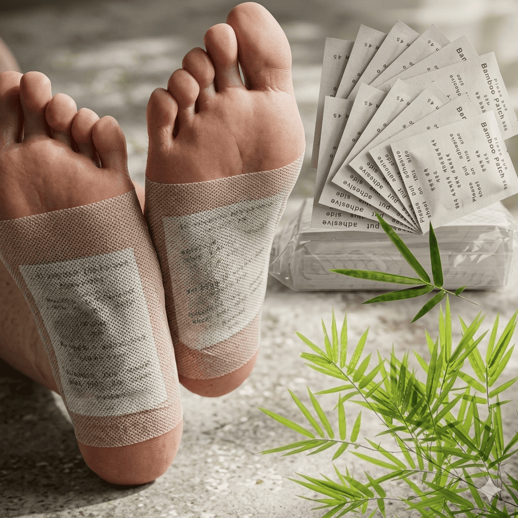 Kit 10 a 50 Adesivos Detox Para Pés Detox Natural