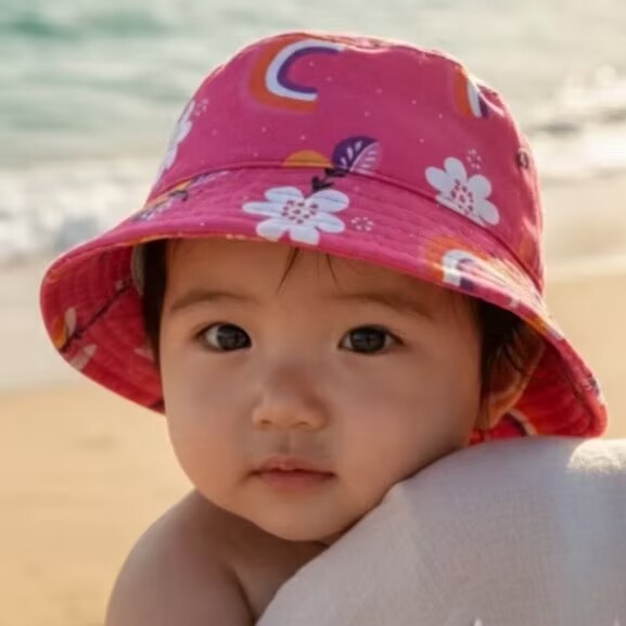 Chapéu Bucket bebê RECEM NASCIDO infantil Menina