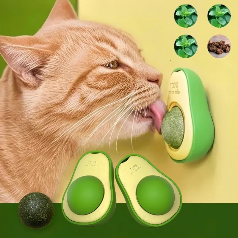 Abacate De Brinquedo Para Gatos Com Catnip Erva Ga