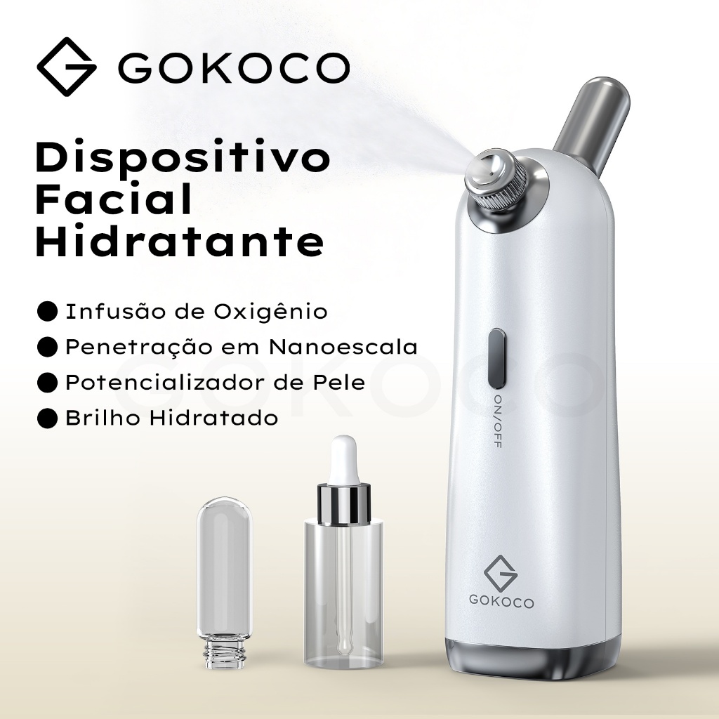 GOKOCO Pulverizador Nano Facial Portátil Névoa U
