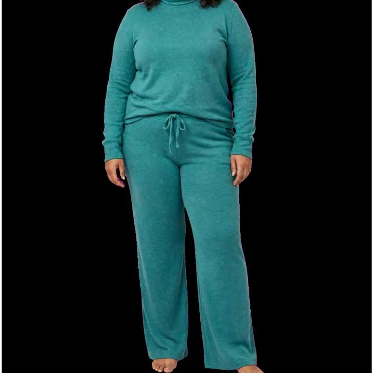 Conjunto Lanzinha Feminino blusa com gola media, p