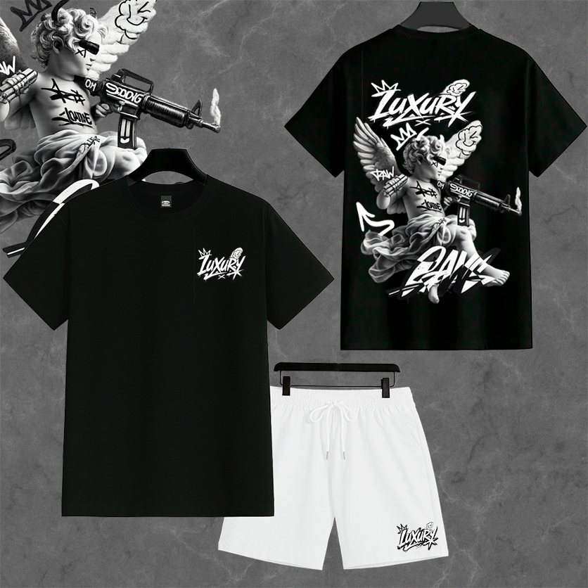 Conjunto Camiseta 30.1 + Bermuda Masculino Tactel 