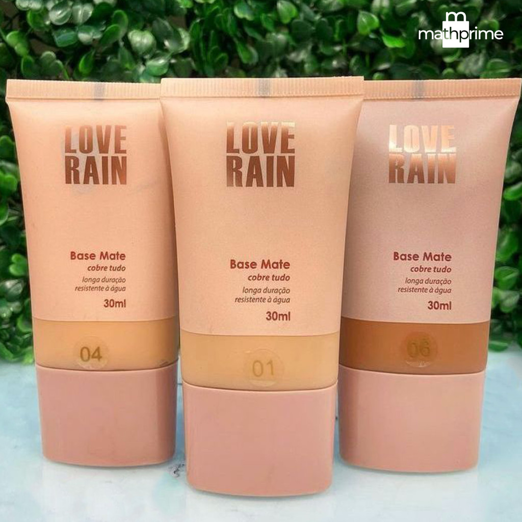 Base matte, alta cobertura, à prova dágua, resis