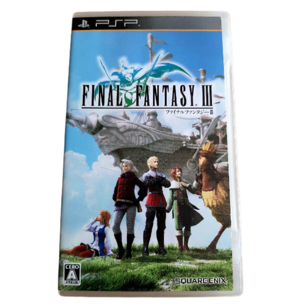 Used PSP Final Fantasy III FF3 Japanese English Su