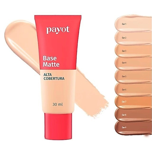 Base Líquida Matte Alta Cobertura- 30ml-Payot