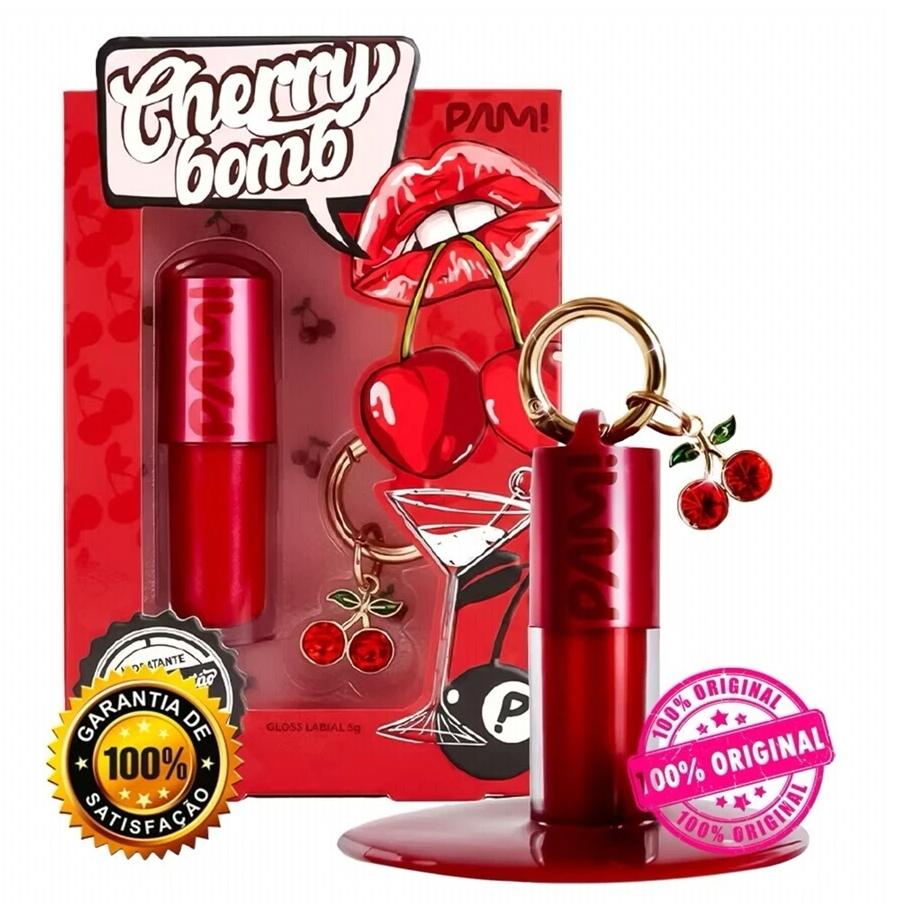 Pam By Pamella Gloss Labial Cherry Bomb 5g Entrega